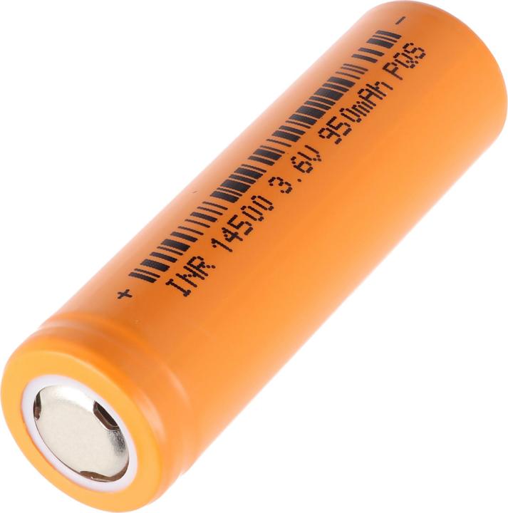Produktbild AccuCell Akku INR 14500 ungeschützt 48,5x14,1mm (1 Stk., 950 mAh, Akku)