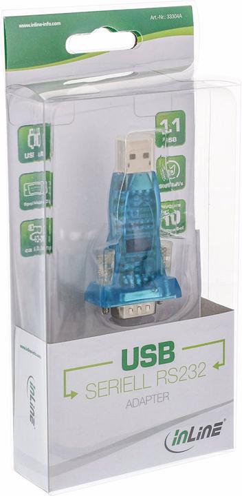 Actual product image InLine USB to Serial Adapter (0.80 m)