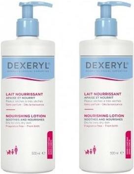 Produktbild Ducray Dexeryl Duo Nourishing Lotion - 2x 500 Ml (Eau de Toilette, 1000 ml)