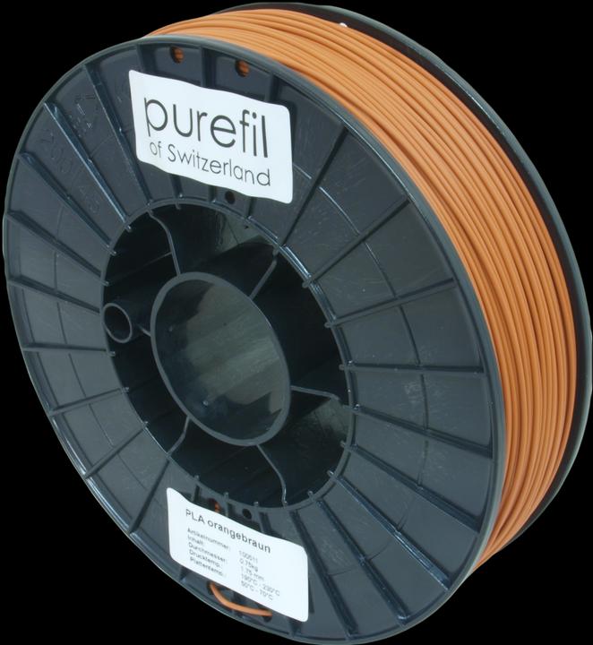 Actual product image Purefil Filament (PLA, 1.75 mm, 750 g, Orange)