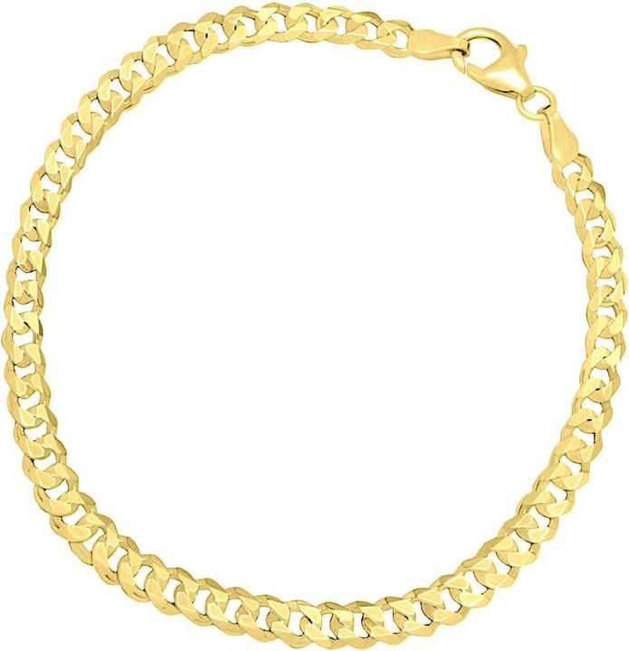 Produktbild Candy Panzer-Armband Hemera 4.9 mm, 925 Sterling Silber, vergoldet (19 cm, 18k vergoldet, 925 Sterling Silber, 925er Sterlingsilber)