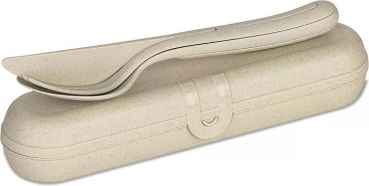 Koziol Besteckset KLIKK READY 7070700 sand (3 Stück, Besteck Set)