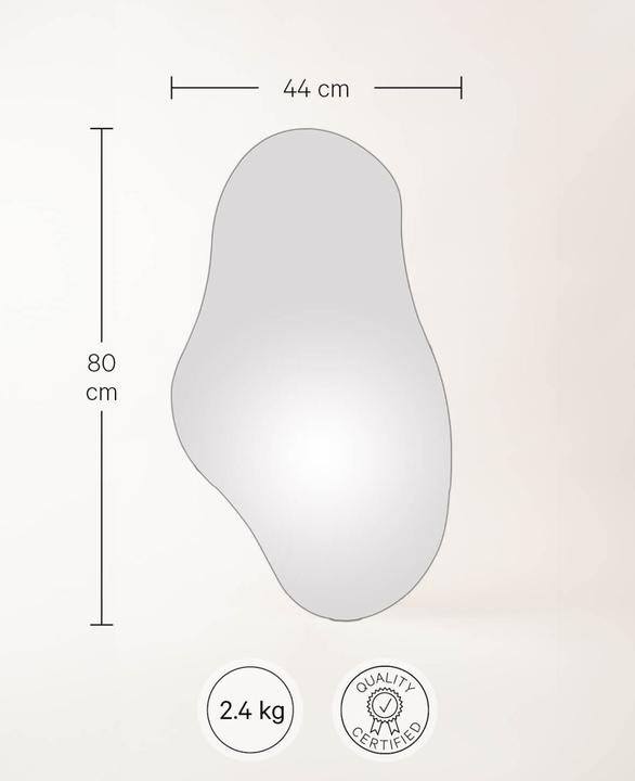Immagine prodotto Esmée Specchio a forma di onda (44 x 80 cm)