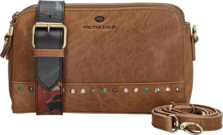 Produktbild Micmacbags Hide & Stitches Meisterwerk Umhängetasche - Sand - 100% Leder