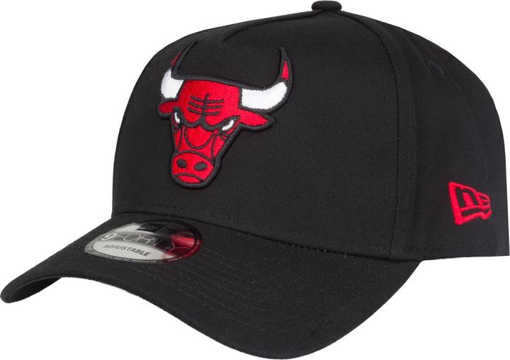 New Era 9Forty A-Frame Snapback Cap - Chicago Bulls Schwarz (One Size)