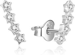 Produktbild Beneto Playful longitudinal earrings with clear zircons AGUP2116L (L)