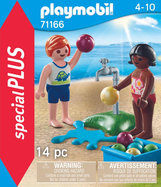 Image du produit Playmobil Enfants avec ballons d'eau (71166, Playmobil Special Plus)