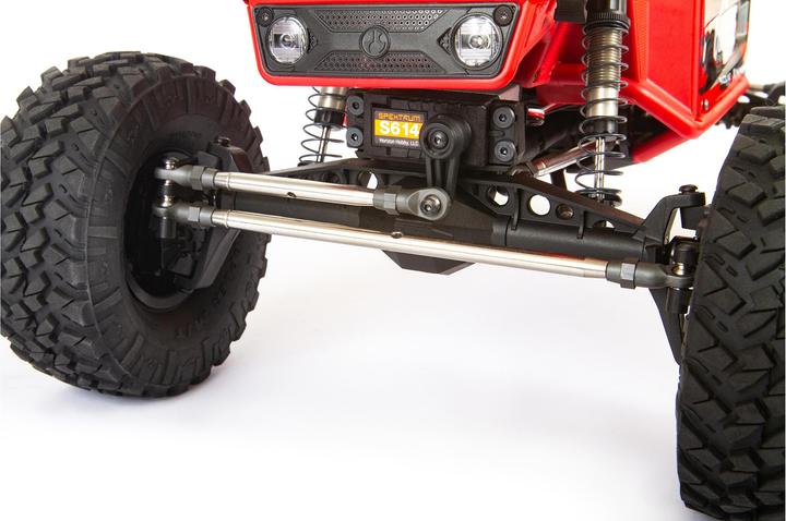 Actual product image Axial Capra 1.9 Unlimited Trail Buggy Electric Brushed Crawler 4WD 1:8 RTR Red (RTR Ready-to-Run)