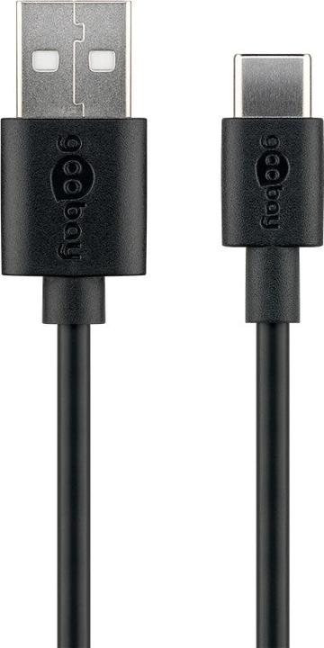 Goobay USB-A to USB-C cable (0.50 m, USB 2.0)