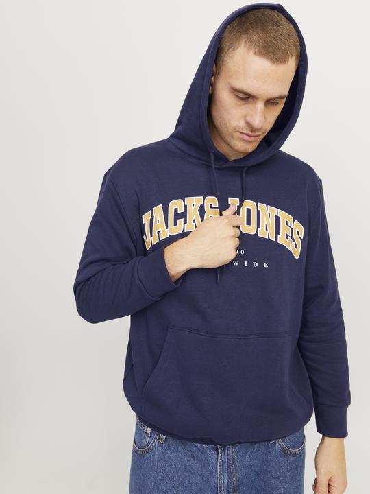 Actual product image Jack & Jones Jjecaleb Varsity Sweat Hood Noos Pls (3XL)