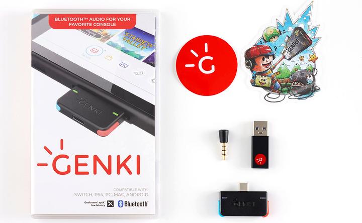 Immagine prodotto Genki Adattatore audio Bluetooth (Trasmettitore e ricevitore)