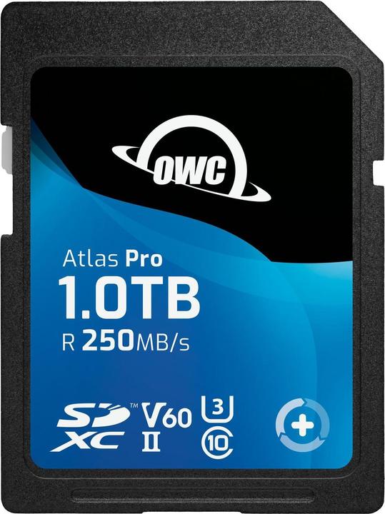 Actual product image OWC Atlas Pro SDXC V60 UHS-II Memory Card 1TB (1000 GB, SDXC, U3, UHS-II)