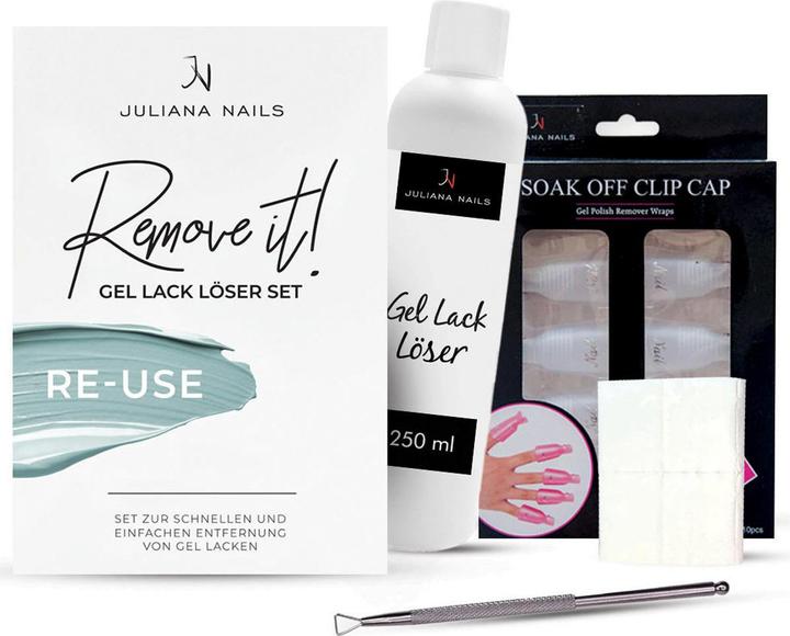 Juliana Nails Gel Lack Löser Set - Re-Use