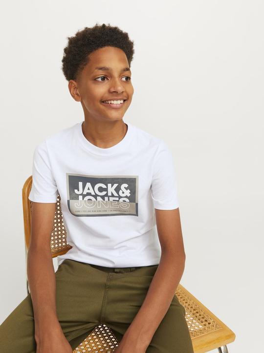 Actual product image Jack & Jones Jcologan Tee Ss Crew Neck Ss24 Jnr (152)