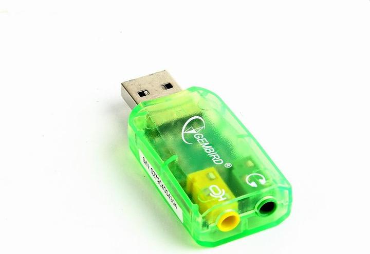 Image du produit Gembird CARTE SON USB EXT. VIRTUS/SC-USB-01 - Carte son (USB)