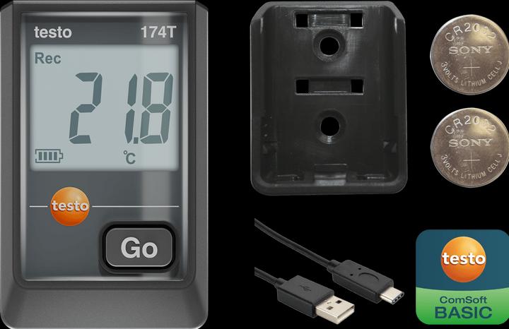 Produktbild Testo Mini-Datenlogger 174 T / USB-C