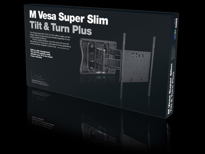 Produktbild Multibrackets Super Slim Tilt & Turn Plus (Wand, 65", 40 kg)