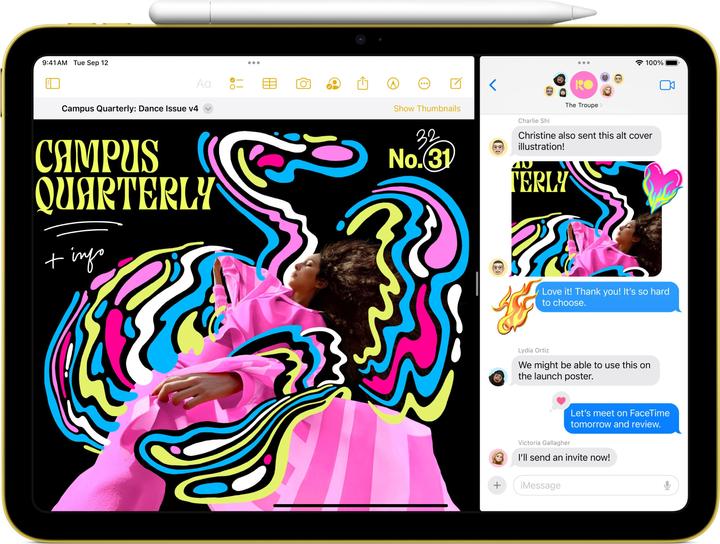 Produktbild Apple iPad 2022 (10. Gen) (nur WLAN, 10.90", 64 GB, Yellow)