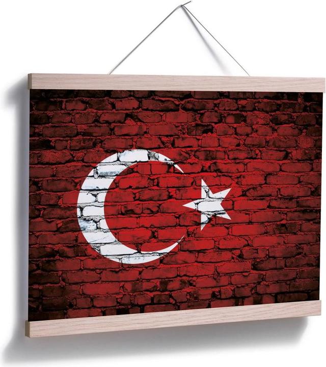 Produktbild Trenddeko Türkische Flagge (80 x 60 cm)