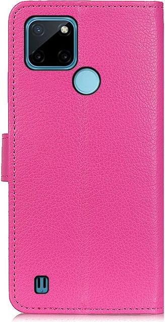 Productafbeelding MU Classic Litchi Leren Boekomslag Serie (Realme C25Y, Realme C21Y)