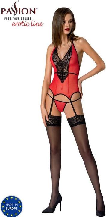 Image du produit Passion Peonia Corset Erotic Line Rojo L/Xl (XL)