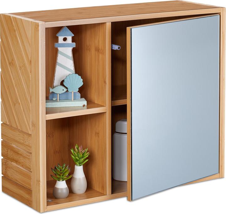 Image du produit Relaxdays Armoire de toilette (54.5 x 20 x 45 cm)