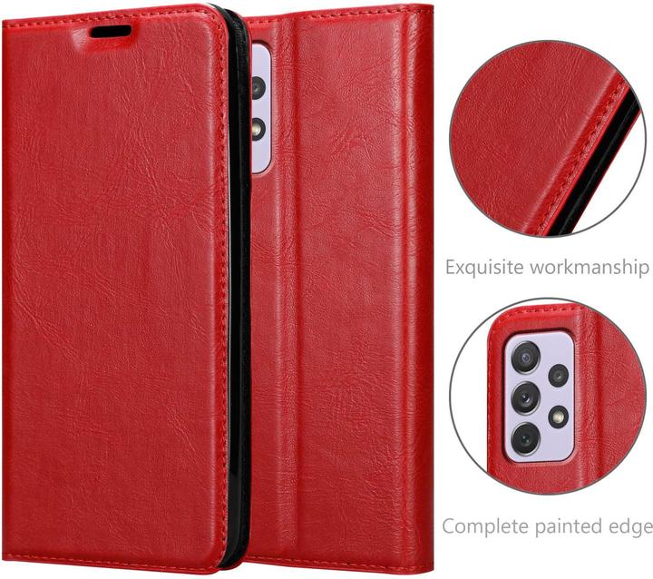 Actual product image Cadorabo Case for Samsung Galaxy A73 5G in Book Invis. Magnet Style (Samsung Galaxy A73 5G)