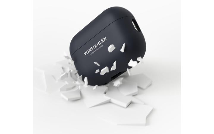 Produktbild Vonmählen Transportcase Thin AirPods Pro 2 Navy (Kopfhörer Hülle)