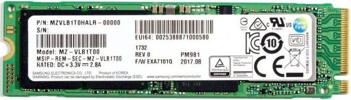 Samsung Pm981 (1000 Go, M.2 2280)