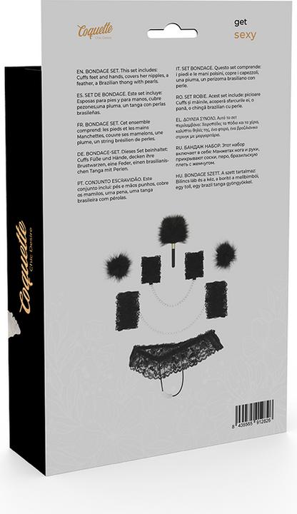 Image du produit Coquette Chic Desire Lace Bondage Set Deluxe Noir