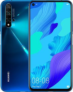 Huawei Nova 5T (128 GB, Crush blue, 6.26", Dual SIM, 48 Mpx, 4G)