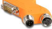 Image du produit Delock D-Sub 9 mâle et femelle vers M12 mâle et femelle