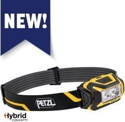 Produktbild Petzl ARIA 2R Kopflampe Schwarz / gelb (600 lm)