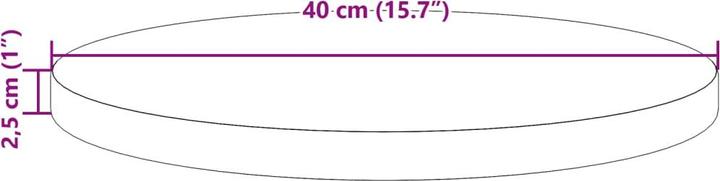 Actual product image VidaXL Boris (50 x 2,5 cm)