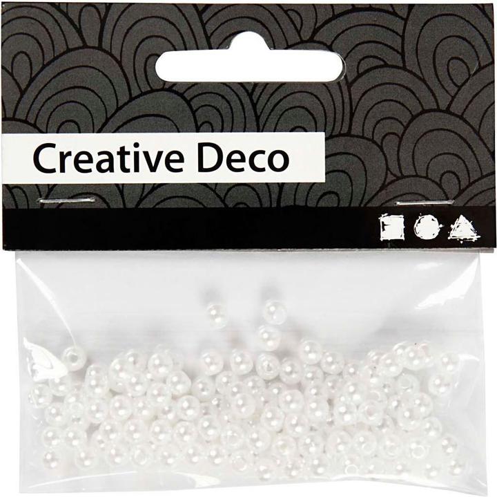 Creativ Company Perlen Perlmutt, 150 Stk.