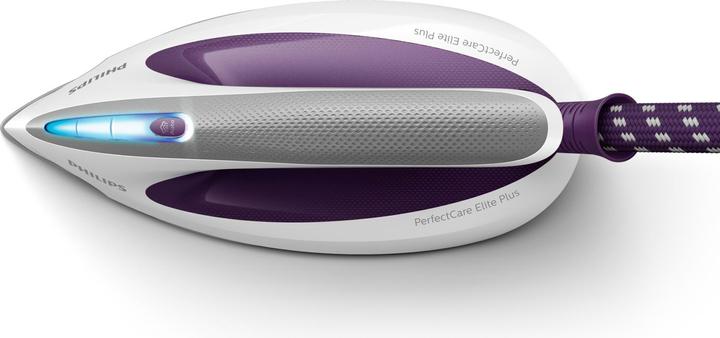 Immagine prodotto Philips GC9660/30 stazione stirante a vapore con piastra T-ionicGlide Viola, Bianco (2700 W, 520 g/min)