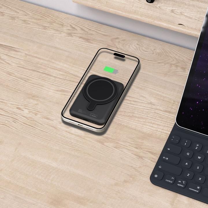 Immagine prodotto Tech Powerbank techninės apsaugos PB10 LifeMag 5000 mAh Juodas (5000 mAh, 15 W)