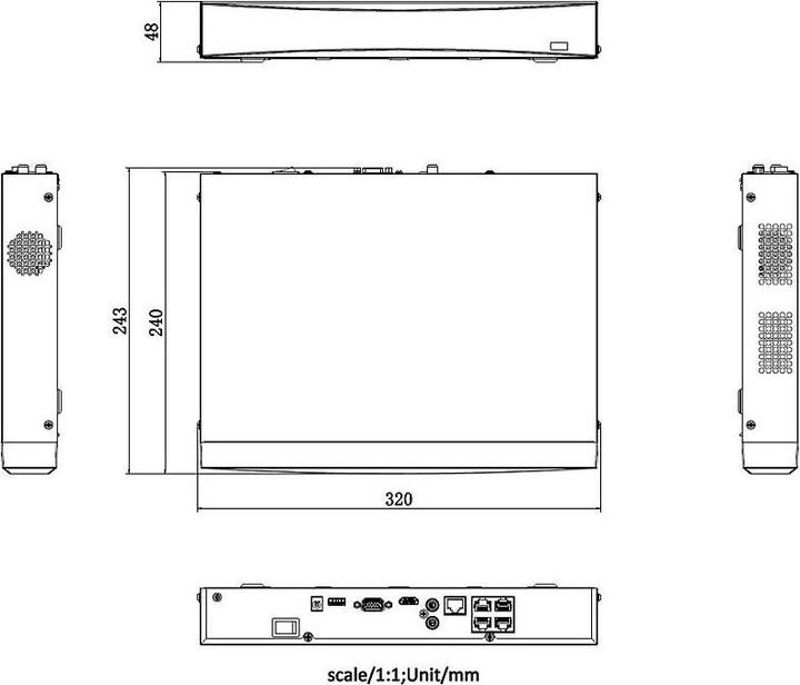 Image du produit Hikvision REJESTRATOR IP DS-7604NXI-K1/4P(D) (Enregistreur vidéo en réseau (NVR))