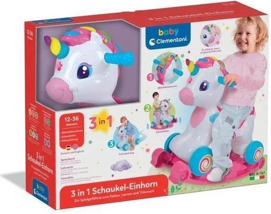 Actual product image Clementoni Interactive Unicorn Ride On