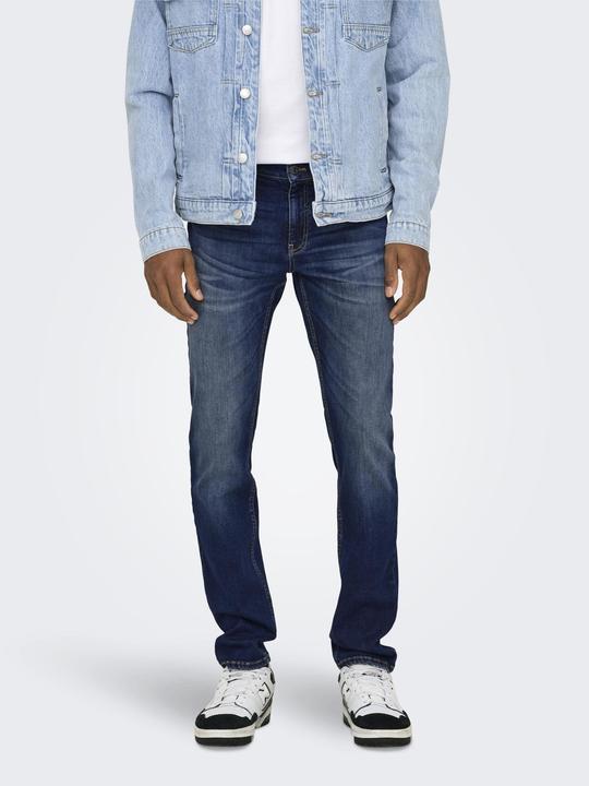 Only & Sons ONSLOOM Niedrige Taille Slim Fit Jeans Slim Fit Jeans (W32/L34)