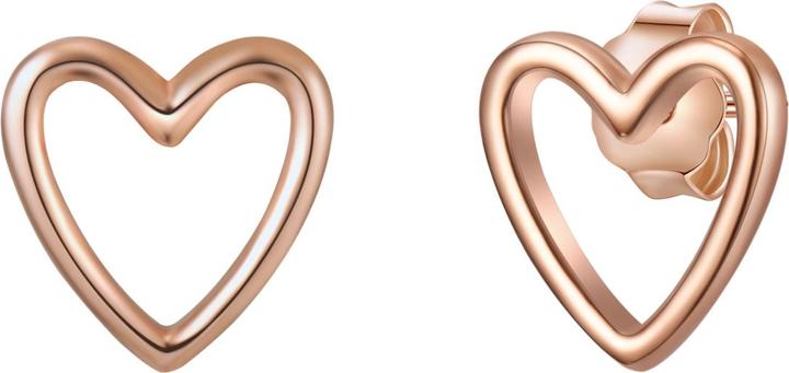 Produktbild Lulu & Jane Damen Ohrringe Herz Messing - 35670 (Messing)
