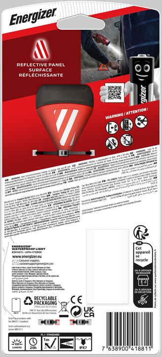 Immagine prodotto Energizer Torcia impermeabile (17.10 cm, 100 lm)