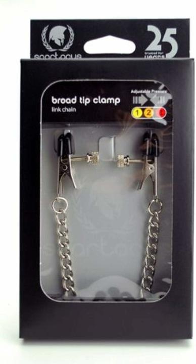 Actual product image Spartacus Broad Tip Nipple Clamps