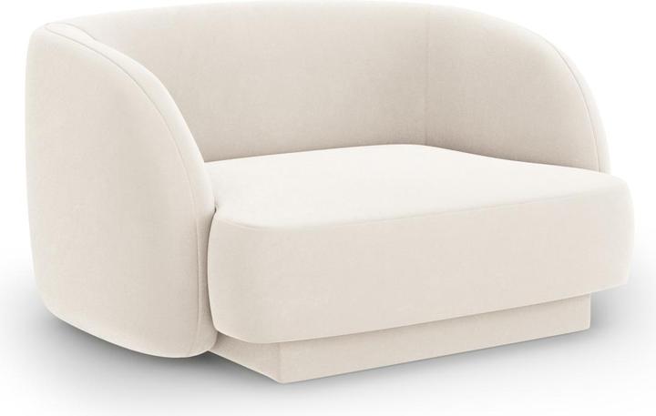 Actual product image Micadoni Velvet Armchair, "Miley", 1 Seat, 103x90x70Made in Europe (2 person sofa, 3-seater, 4-seater)