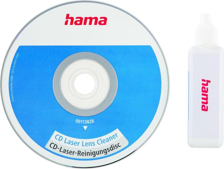 Immagine prodotto Hama Disco di pulizia laser CD, con liquido di pulizia, confezionato singolarmente (0 x)