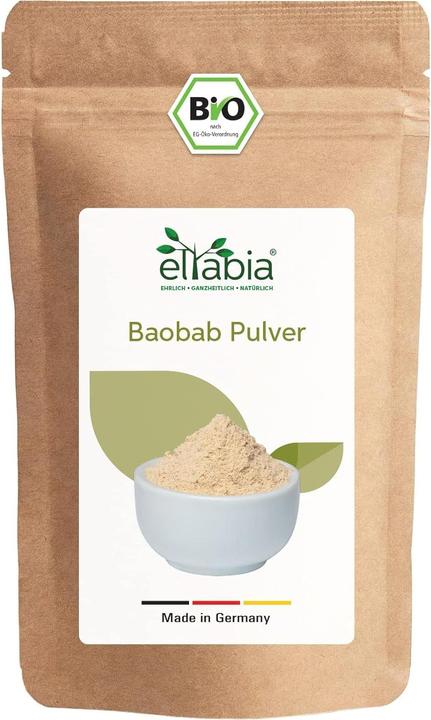 Image du produit Eltabia Poudre de baobab bio | Baobab moulu | Apothicaire qualité crudité (Poudre, 100 g)