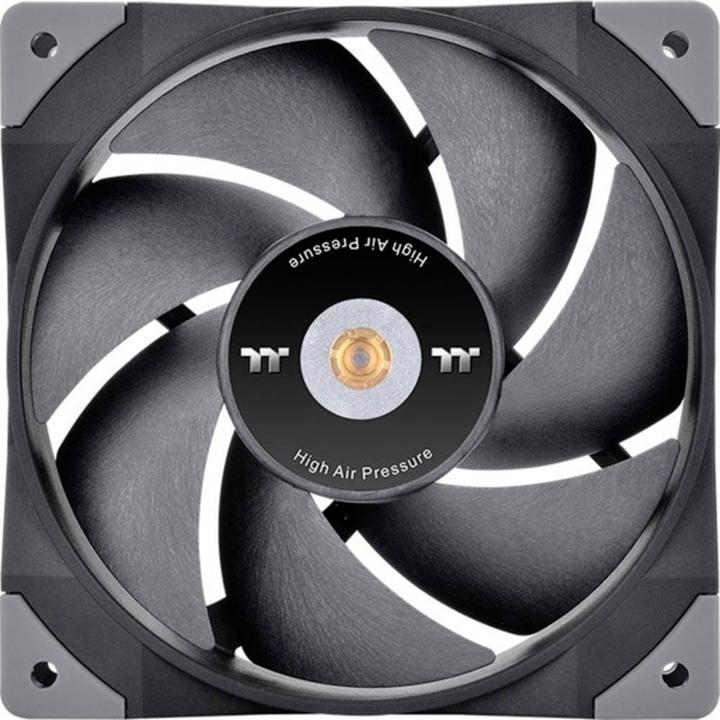 Actual product image Thermaltake 120mm GT12 PC Cooling Fan TT Premium Edition Black - 1 Pack (120 mm, 1 x)