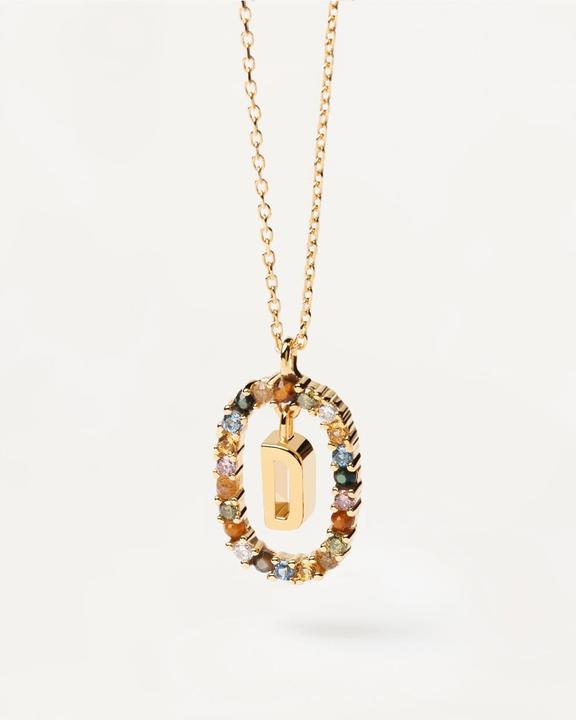 Image du produit Pd Paola Nouveau Collier Lettres D (Argent 925, 40 - 50 cm)