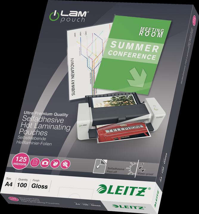 Image du produit Leitz Film de stratification (A4, 100 pièce(s), 125 µm)