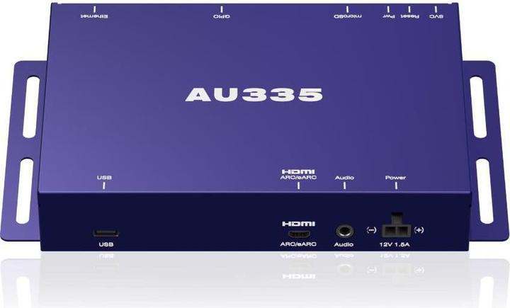 Image du produit BrightSign AU335 Lecteur audio pour signalisation numérique (USB, GPIO, Ethernet, Dolby Atmos, 24 bits)